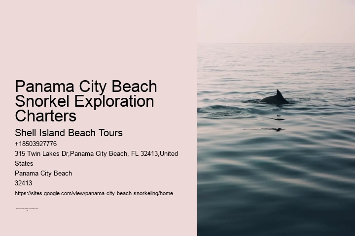 Panama City Beach Snorkel Exploration Charters