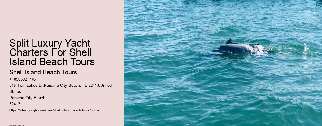 Split Luxury Yacht Charters For Shell Island Beach Tours